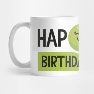 Hap-Pea (Happy) Birthday Mug